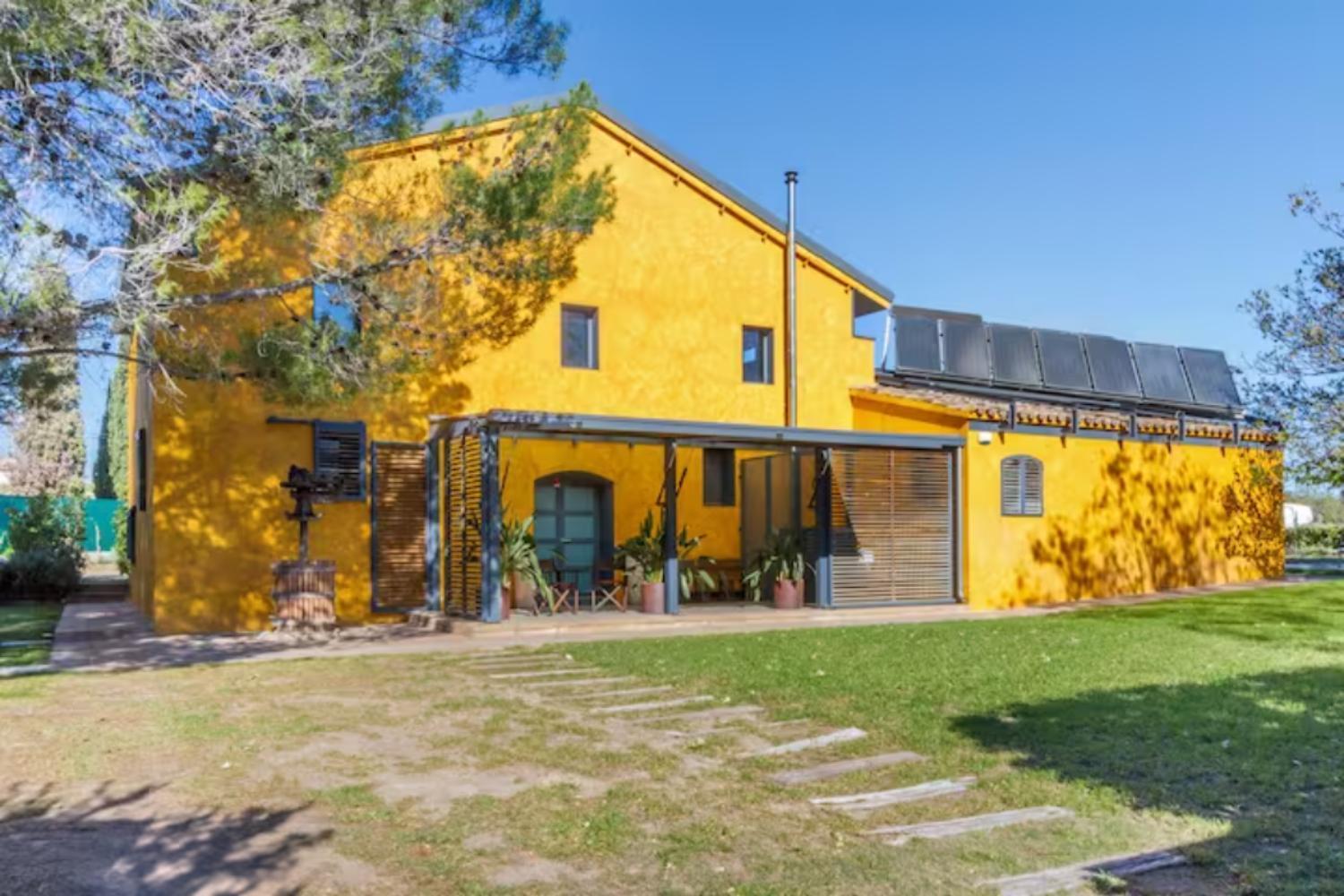 Masia Cal Sisplau, Con Piscina Y Rodeada De Vinedos A 10 Minutos De Vilafranca Del Penedes, Barcelona ,Cataluna San Martin Sarroca Экстерьер фото